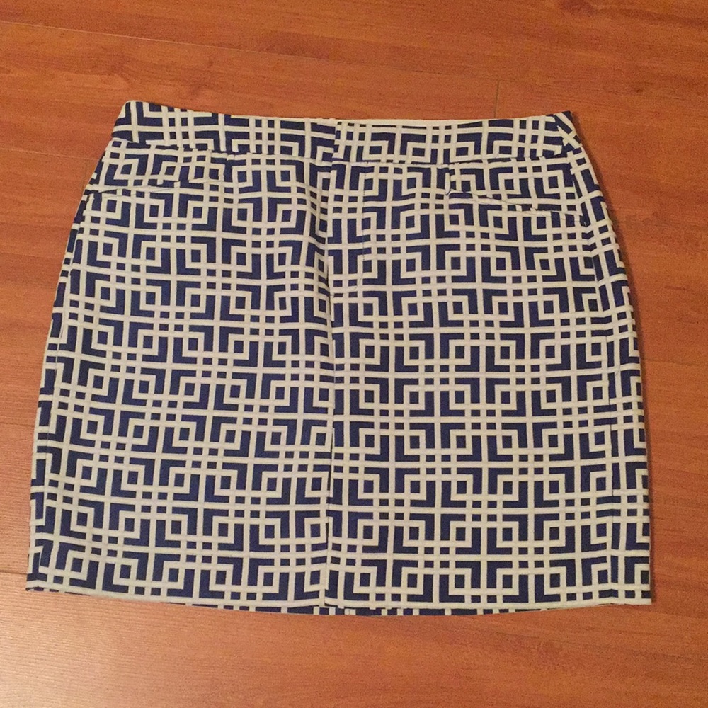 LOFT Geometric Skirt